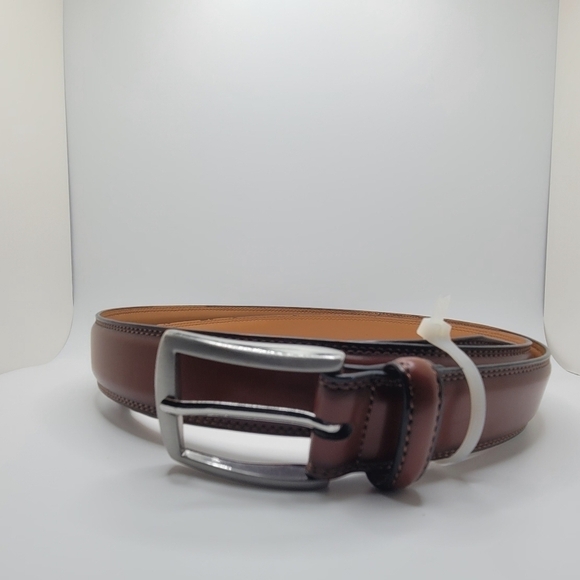 Terracotta Leather Belt - Picture 1 of 11